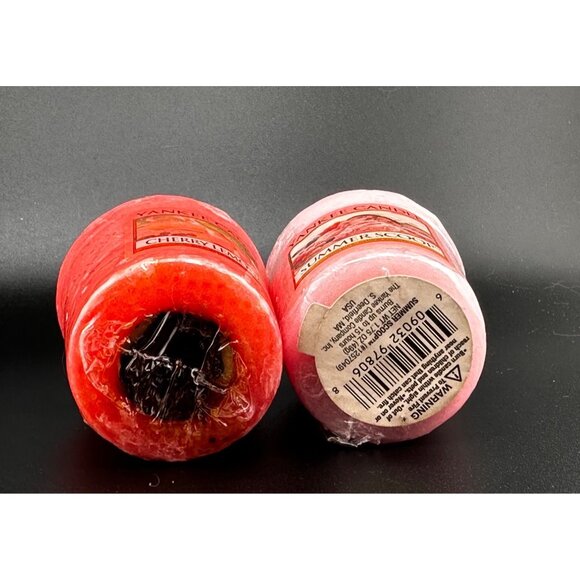 Yankee Candle Cherry Lemonade Retired HTF Summer Scoop Votive Candles 2 NOS - Picture 4 of 4